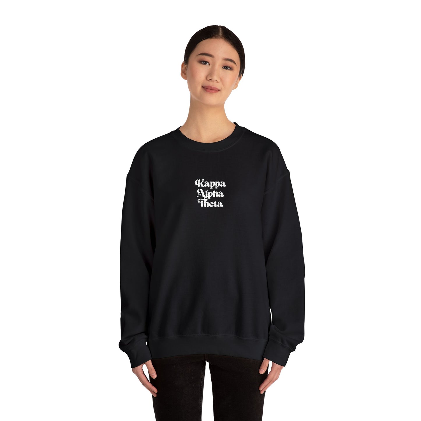 Kappa Alpha Theta Embroidered Crewneck