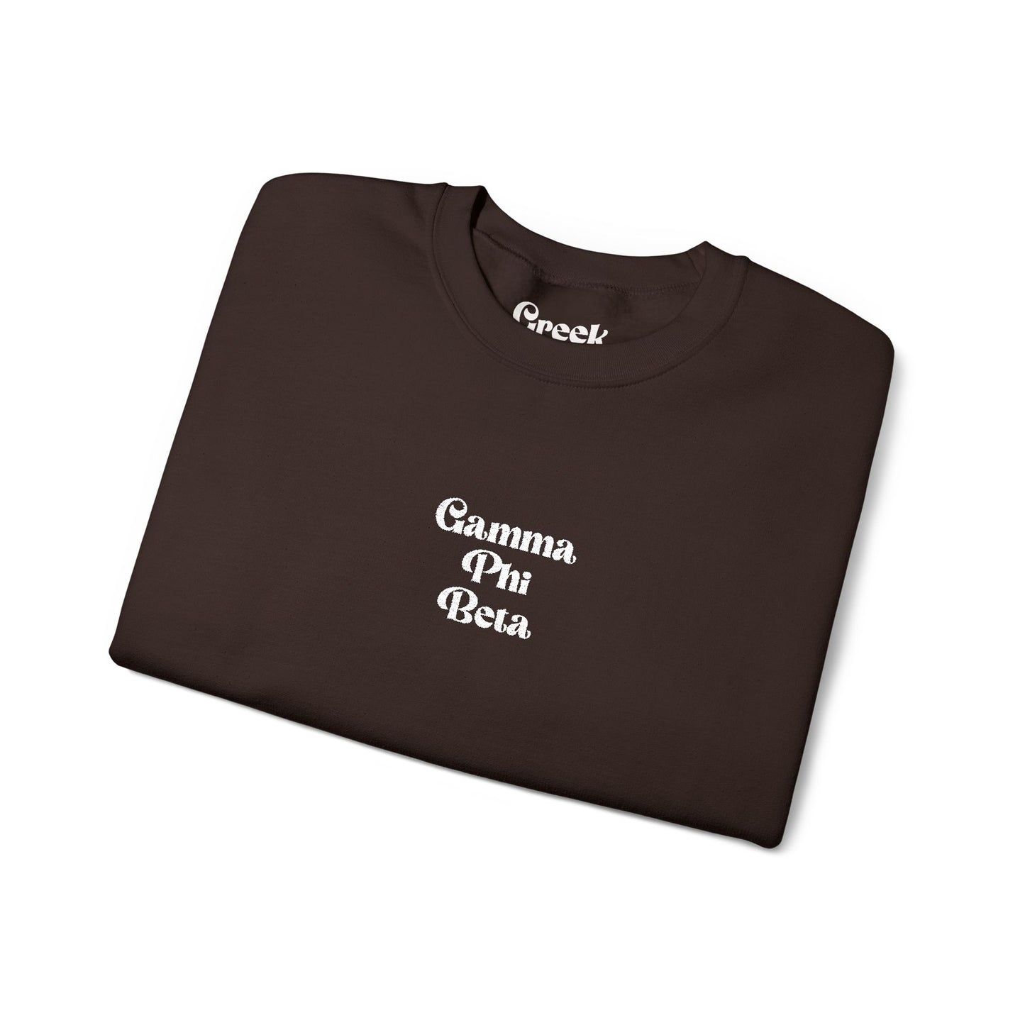 Gamma Phi Beta Embroidered Crewneck