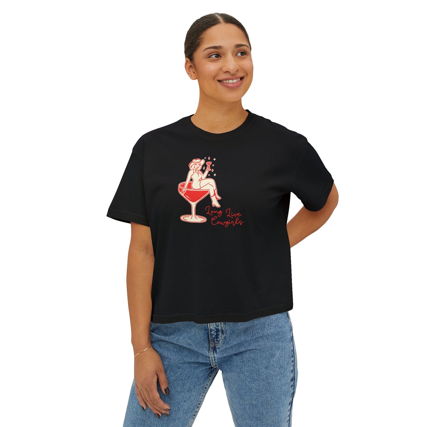 Long Live Cowgirls Boxy Tee