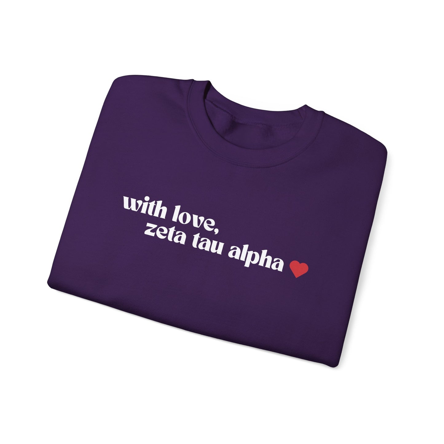 With Love, ZTA Crewneck
