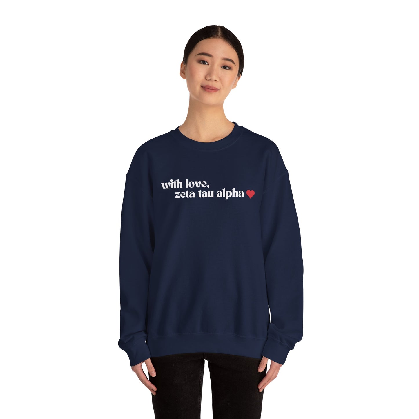 With Love, ZTA Crewneck
