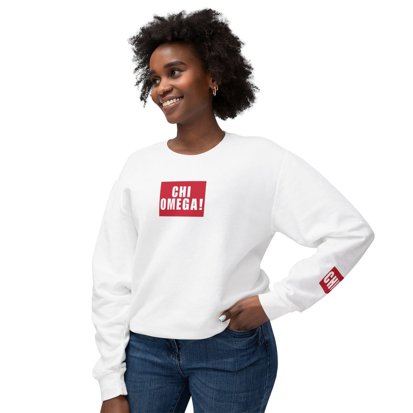 CHI O! Red Crewneck