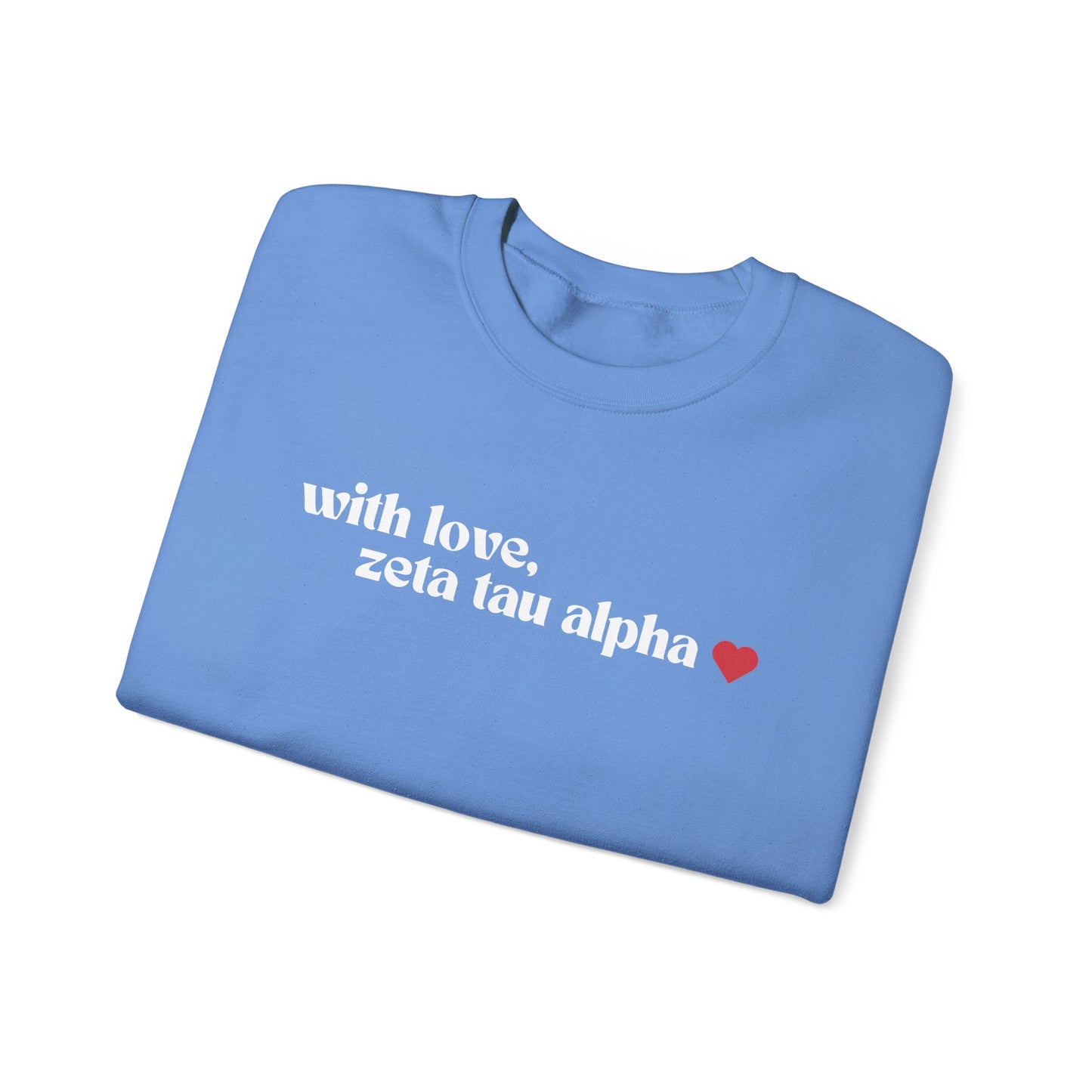 With Love, ZTA Crewneck