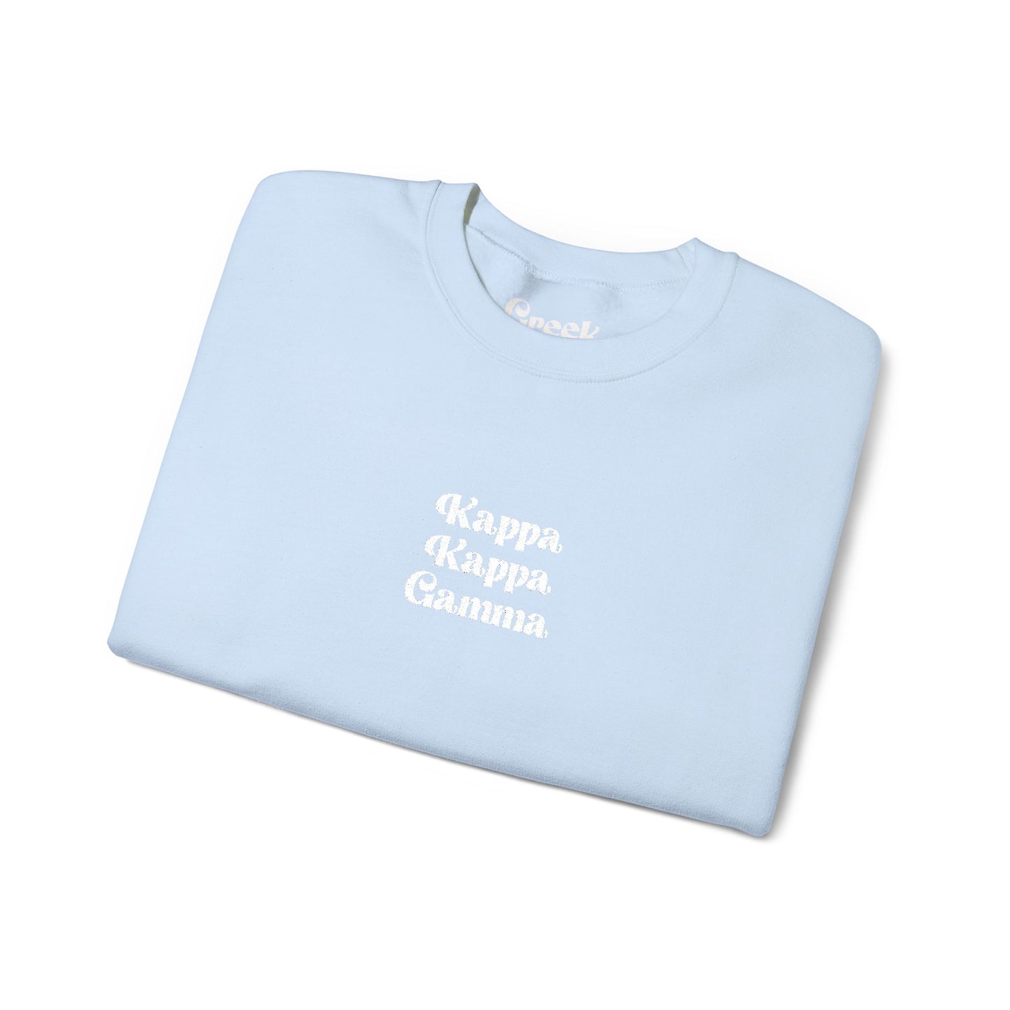 Kappa Kappa Gamma Embroidered Crewneck