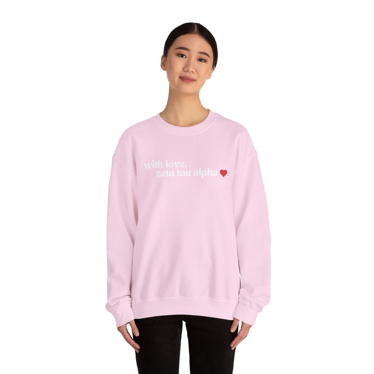 With Love, ZTA Crewneck
