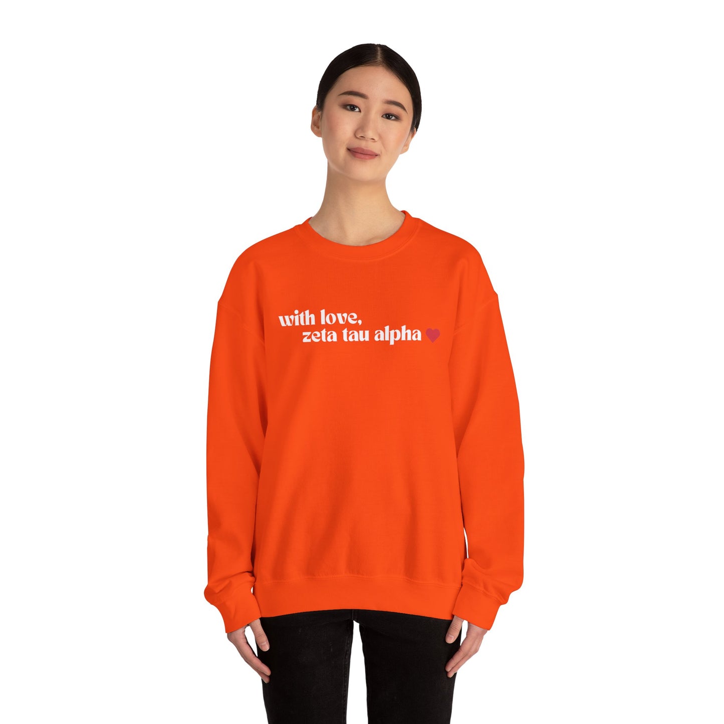 With Love, ZTA Crewneck