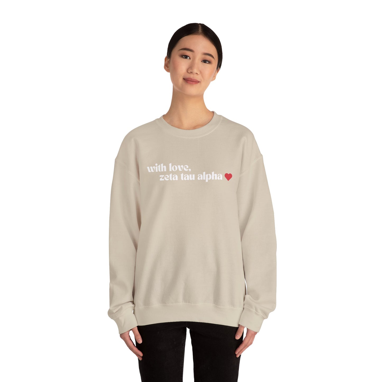 With Love, ZTA Crewneck