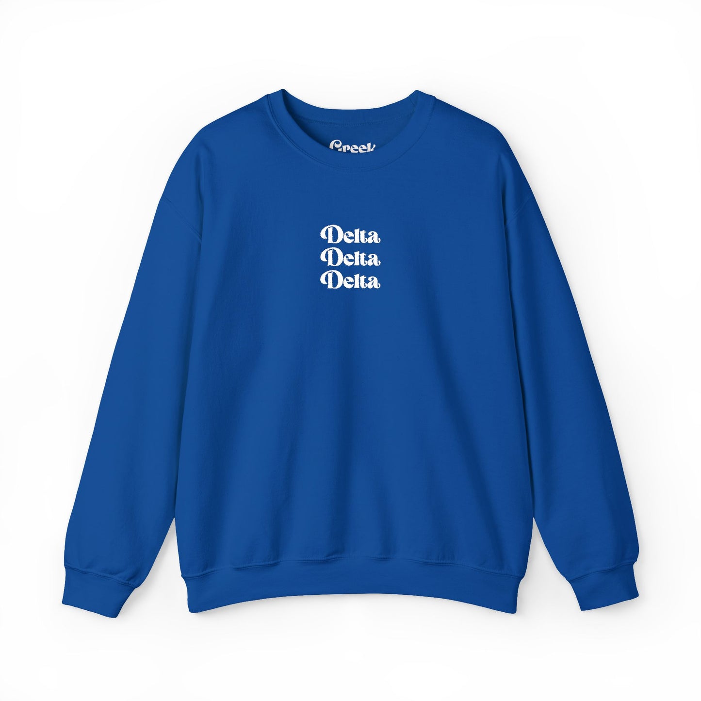 Tri Delta Embroidered Crewneck