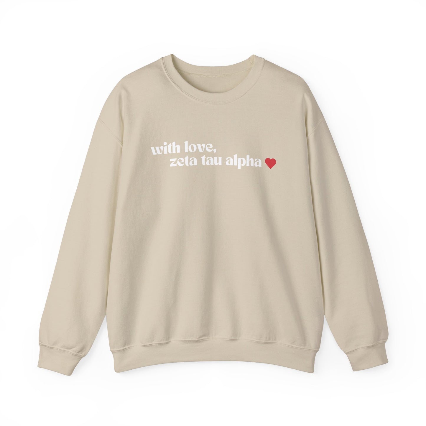 With Love, ZTA Crewneck