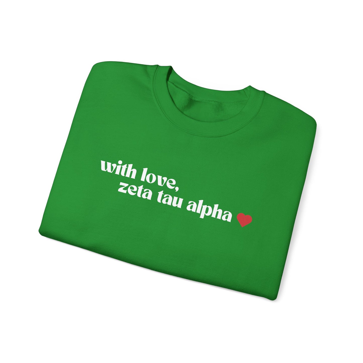 With Love, ZTA Crewneck