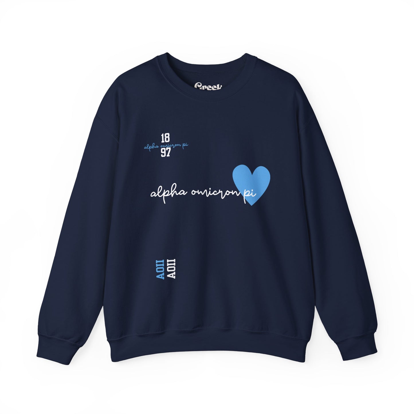 AOII Retro Love Crewneck