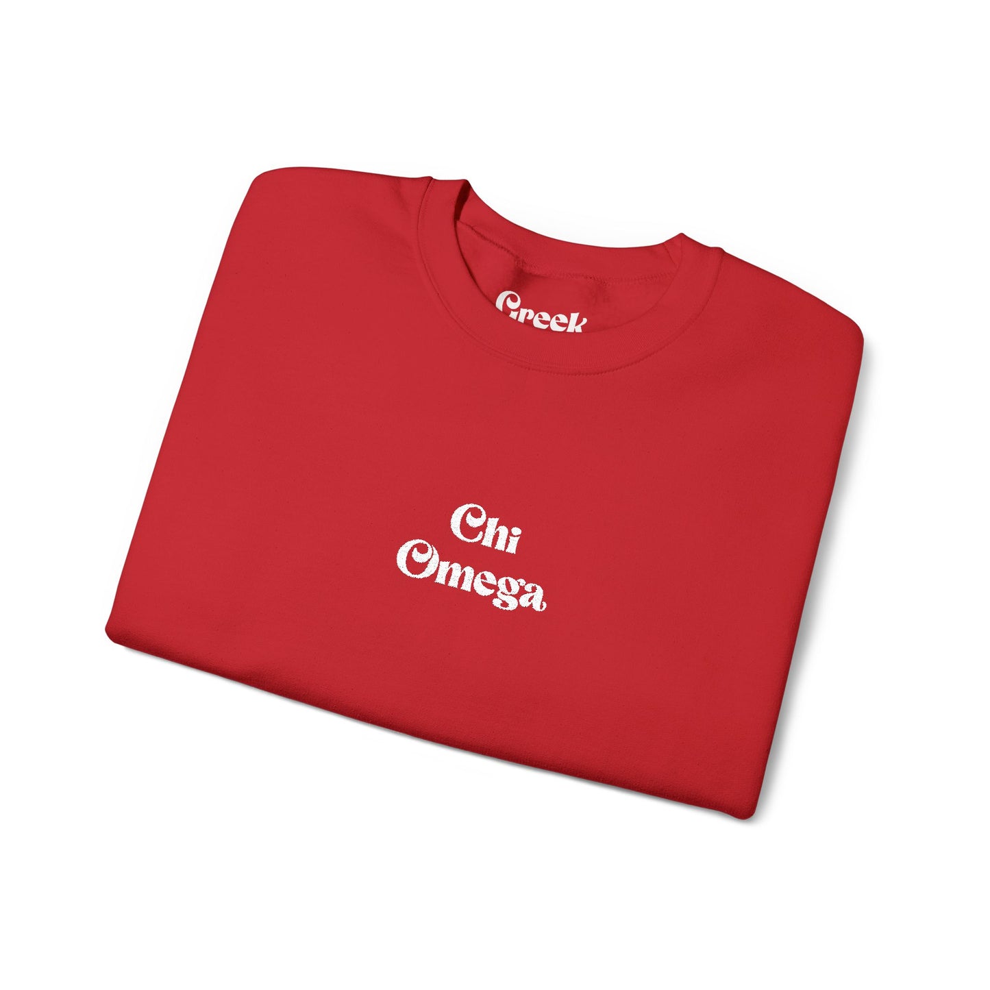 Chi Omega Embroidered Crewneck