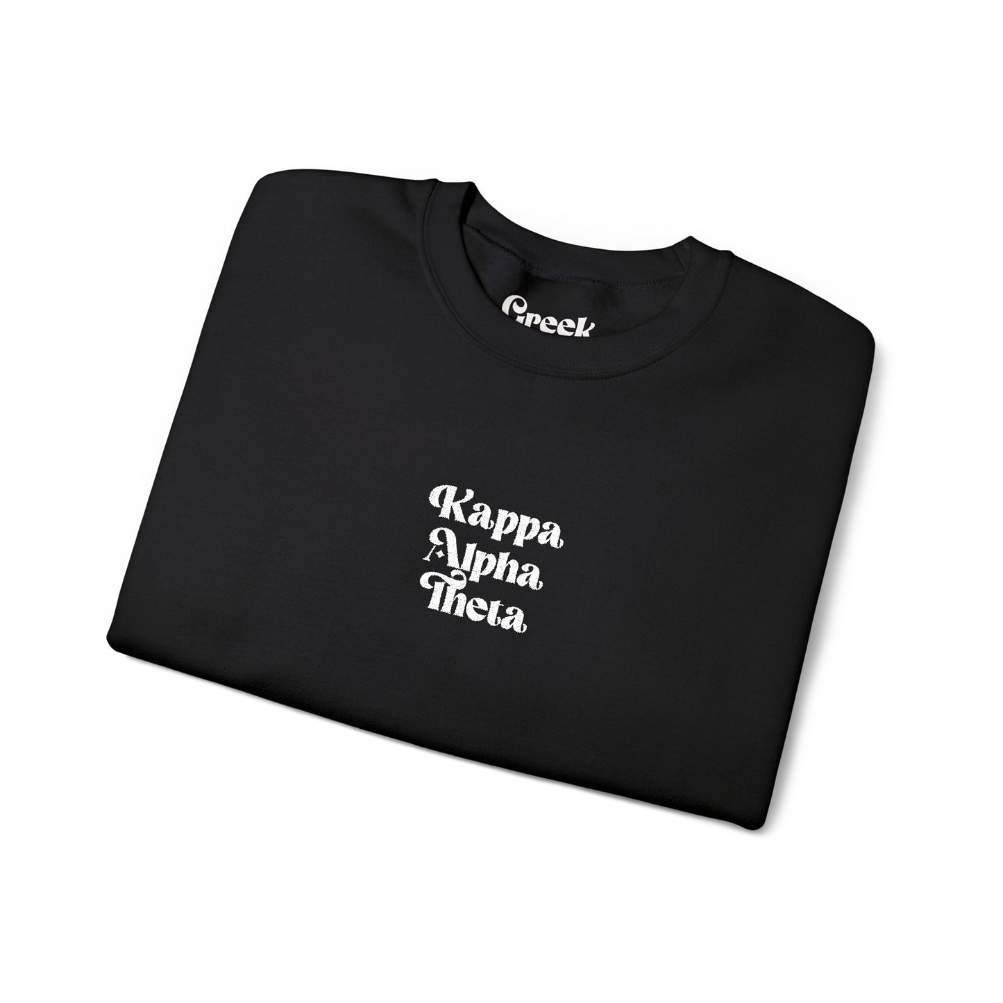 Kappa Alpha Theta Embroidered Crewneck