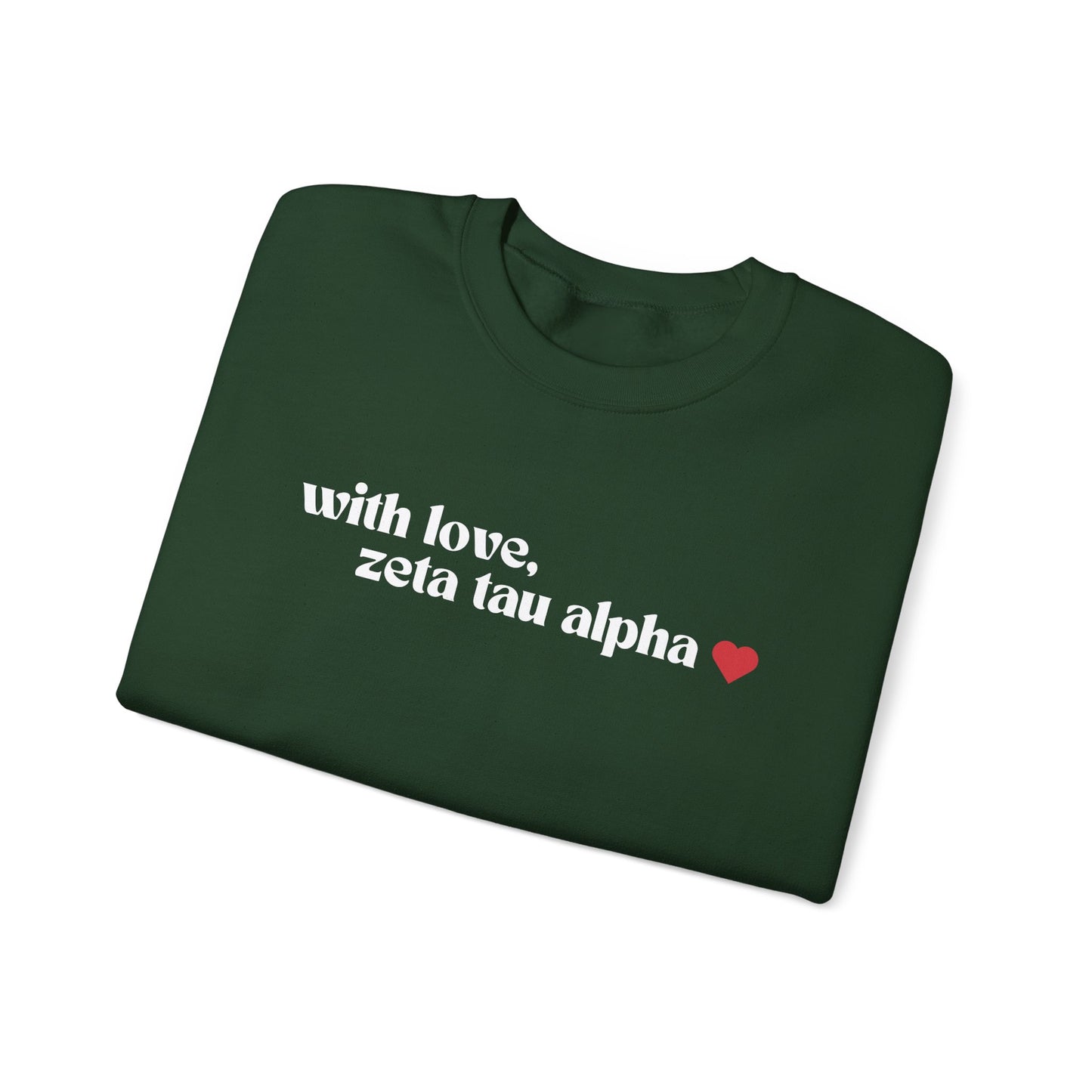 With Love, ZTA Crewneck