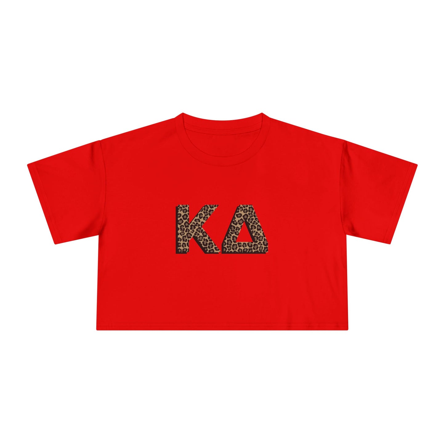 KD Cheetah Cropped Tee