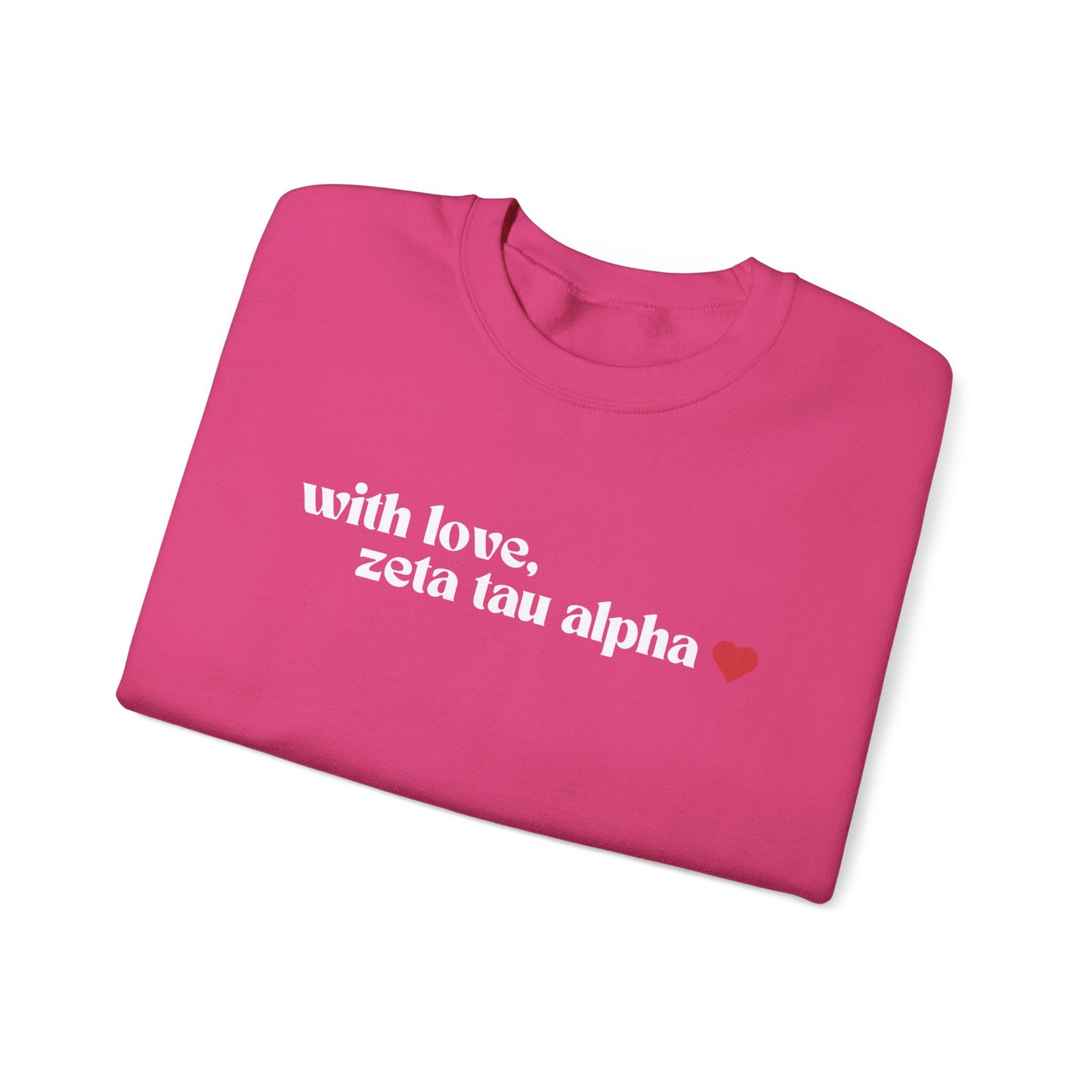 With Love, ZTA Crewneck
