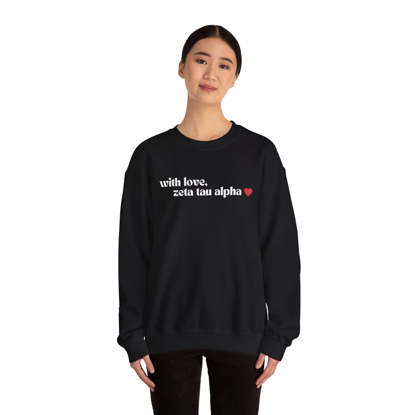With Love, ZTA Crewneck