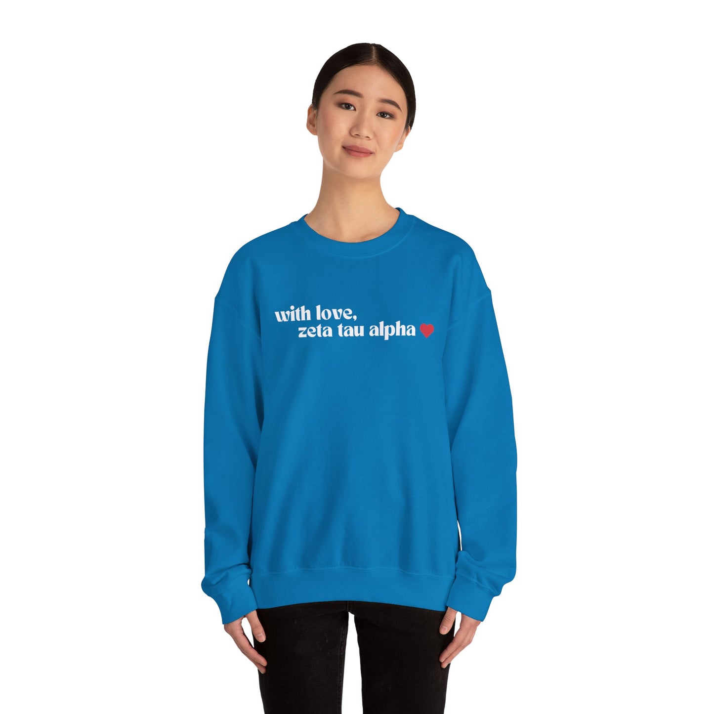 With Love, ZTA Crewneck