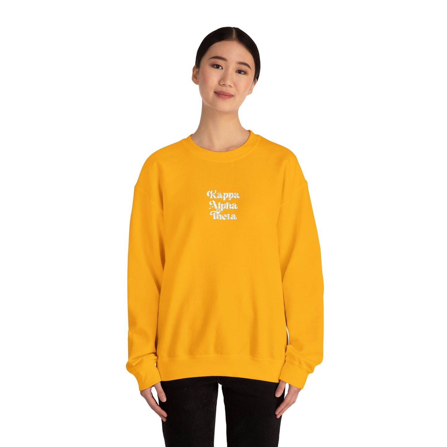 Kappa Alpha Theta Embroidered Crewneck