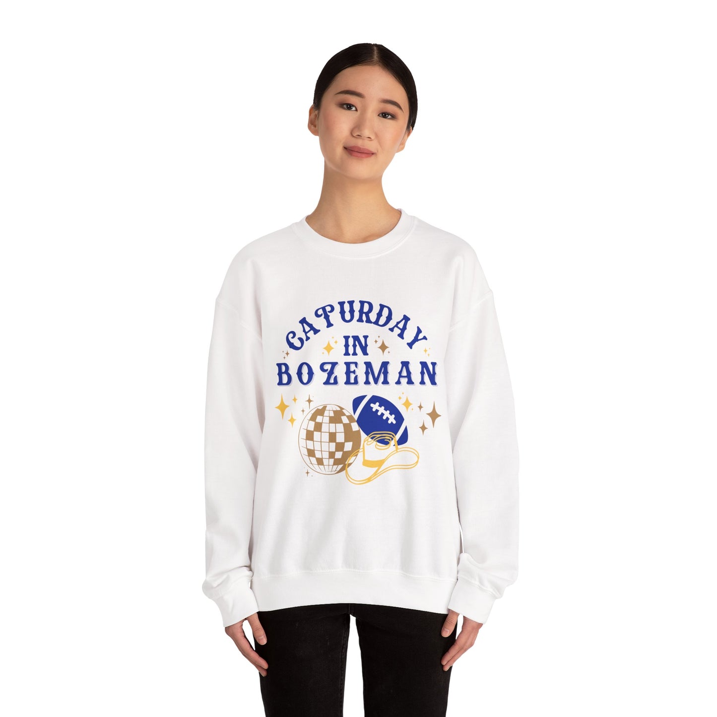 Caturday in Bozeman Crewneck