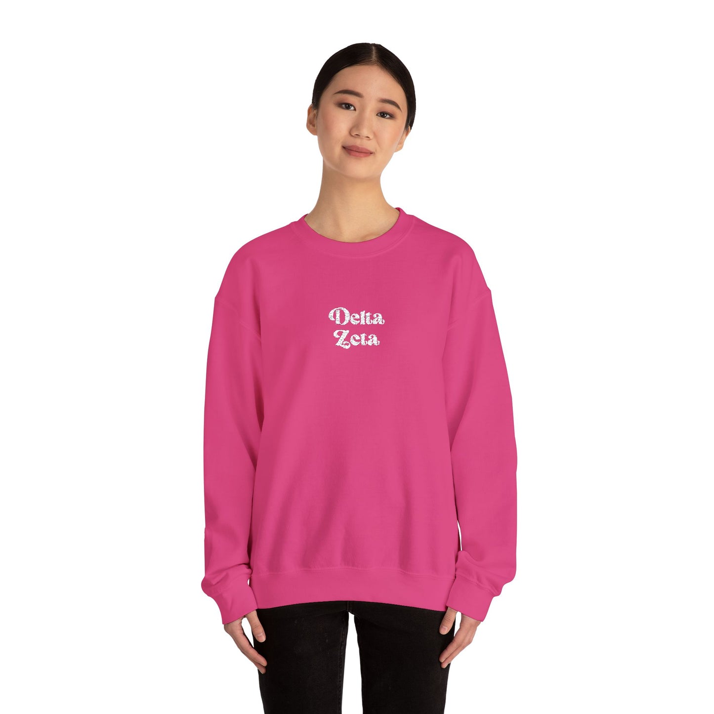 Delta Zeta Embroidered Crewneck