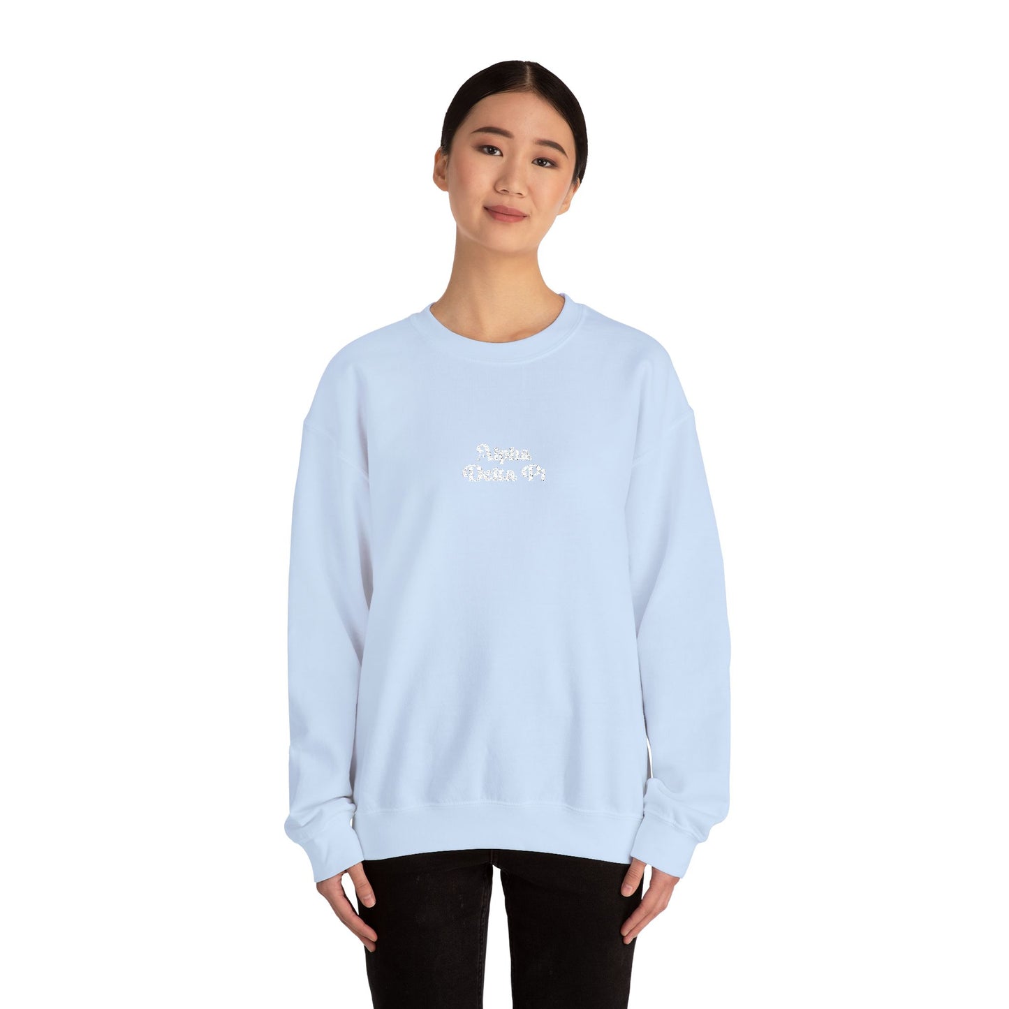 Alpha Delta Pi Embroidered Crewneck