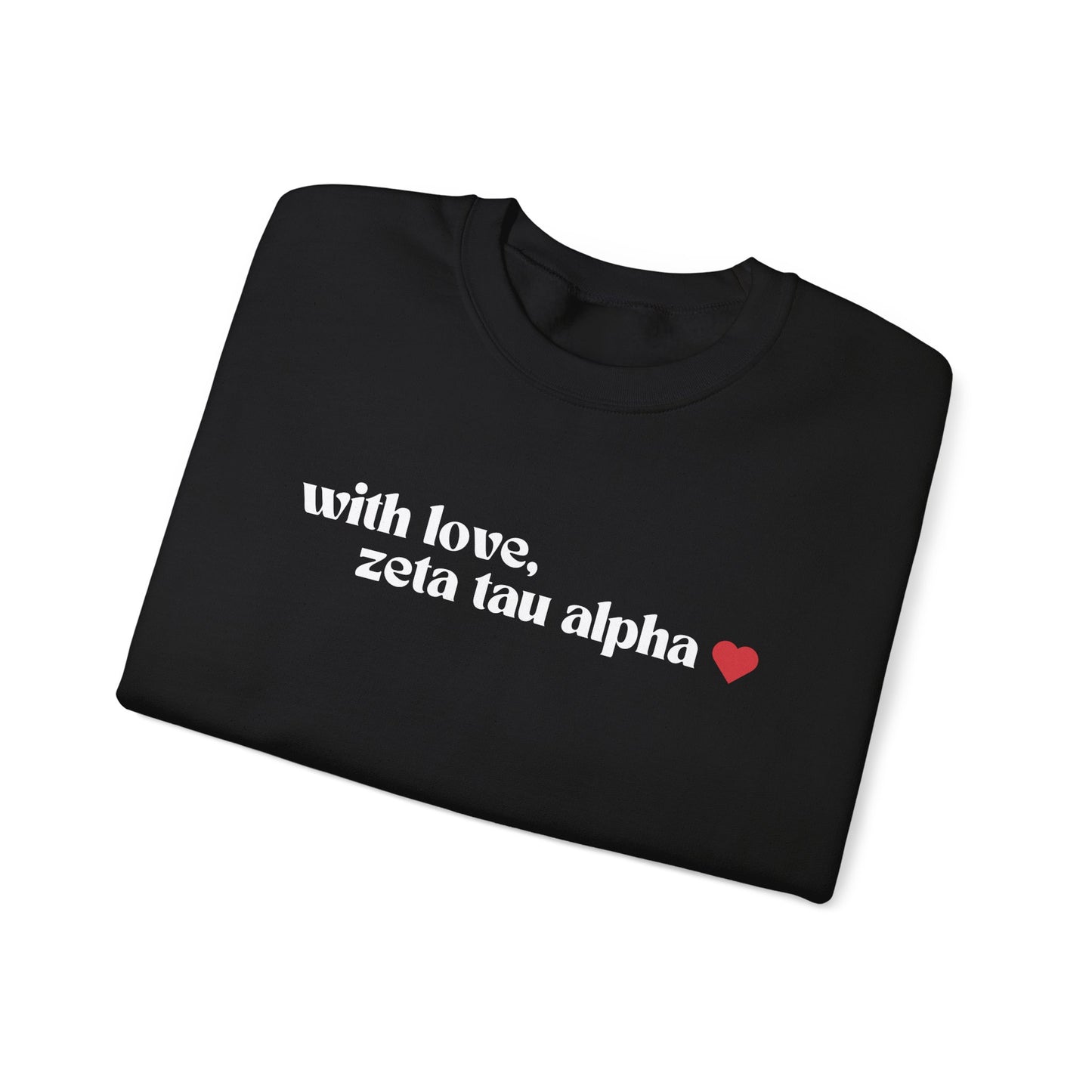With Love, ZTA Crewneck