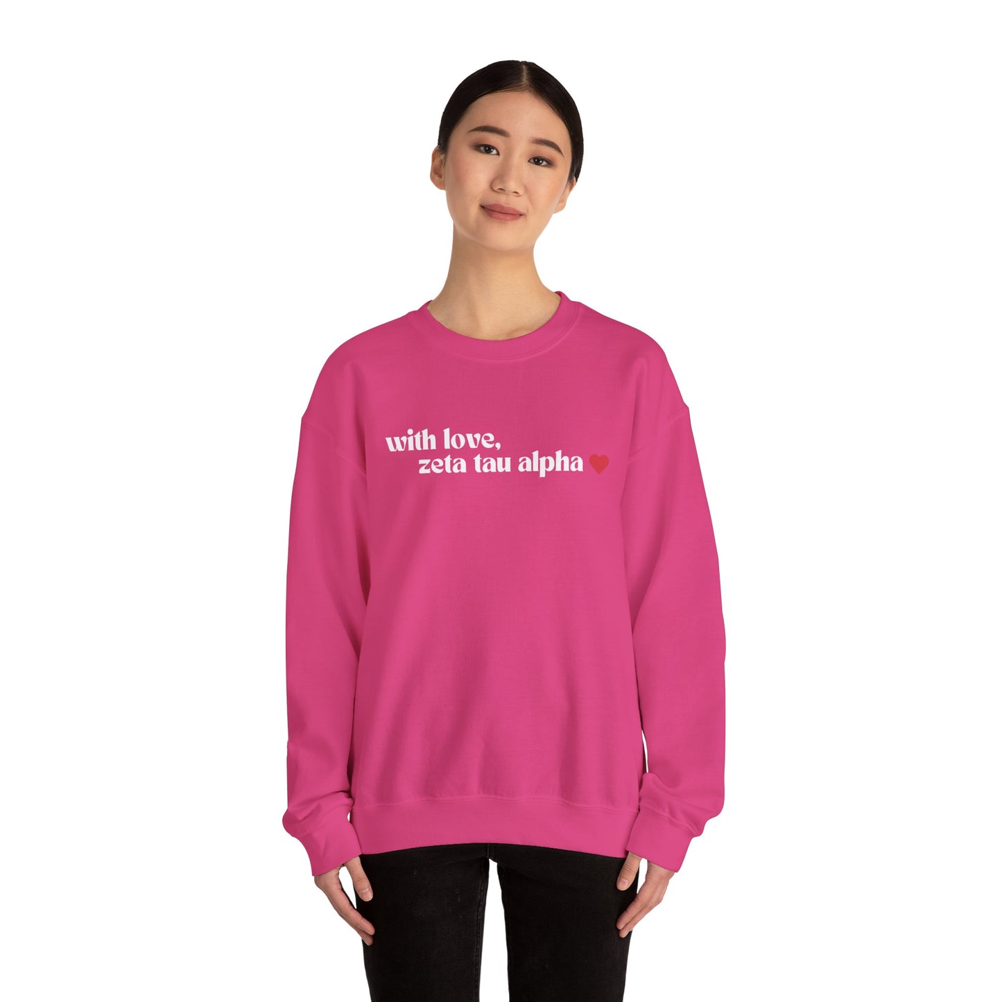 With Love, ZTA Crewneck