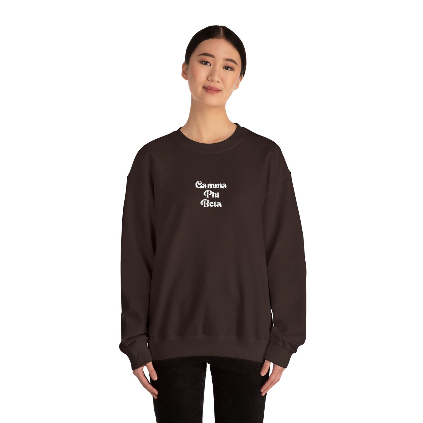 Gamma Phi Beta Embroidered Crewneck