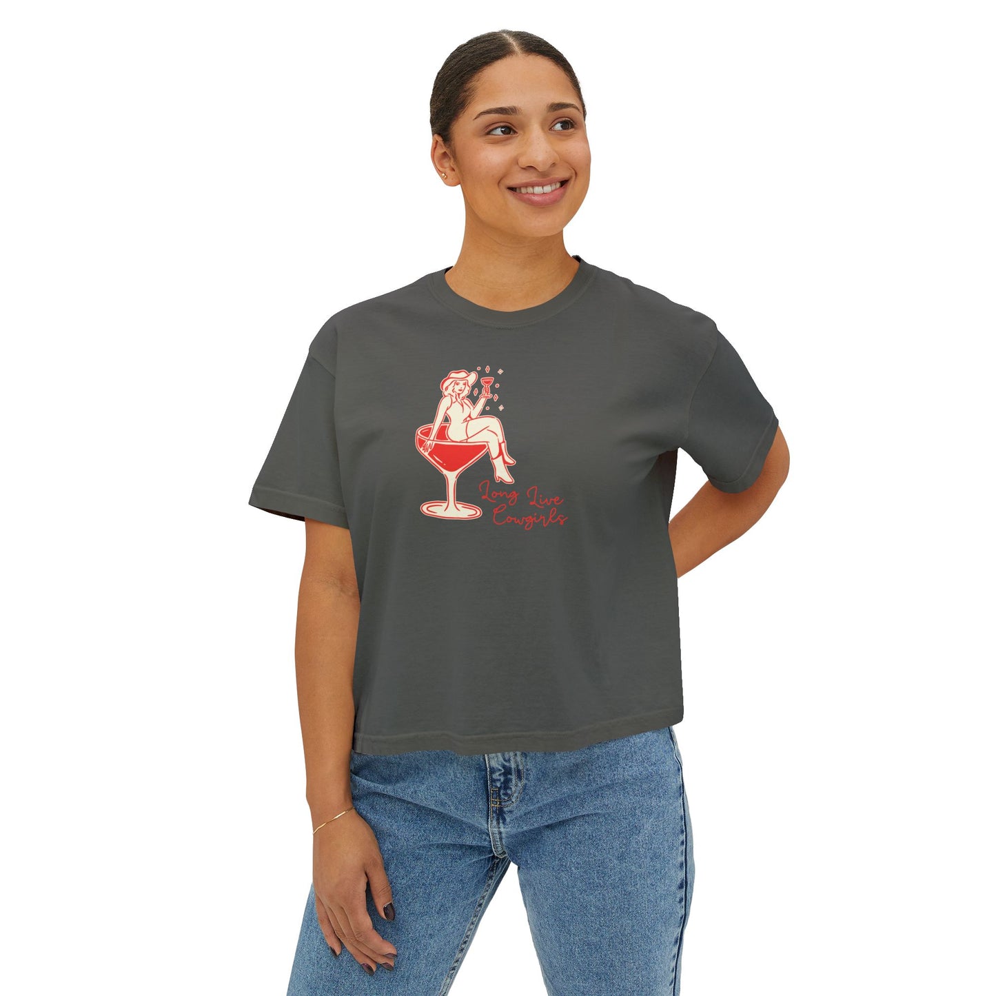 Long Live Cowgirls Boxy Tee