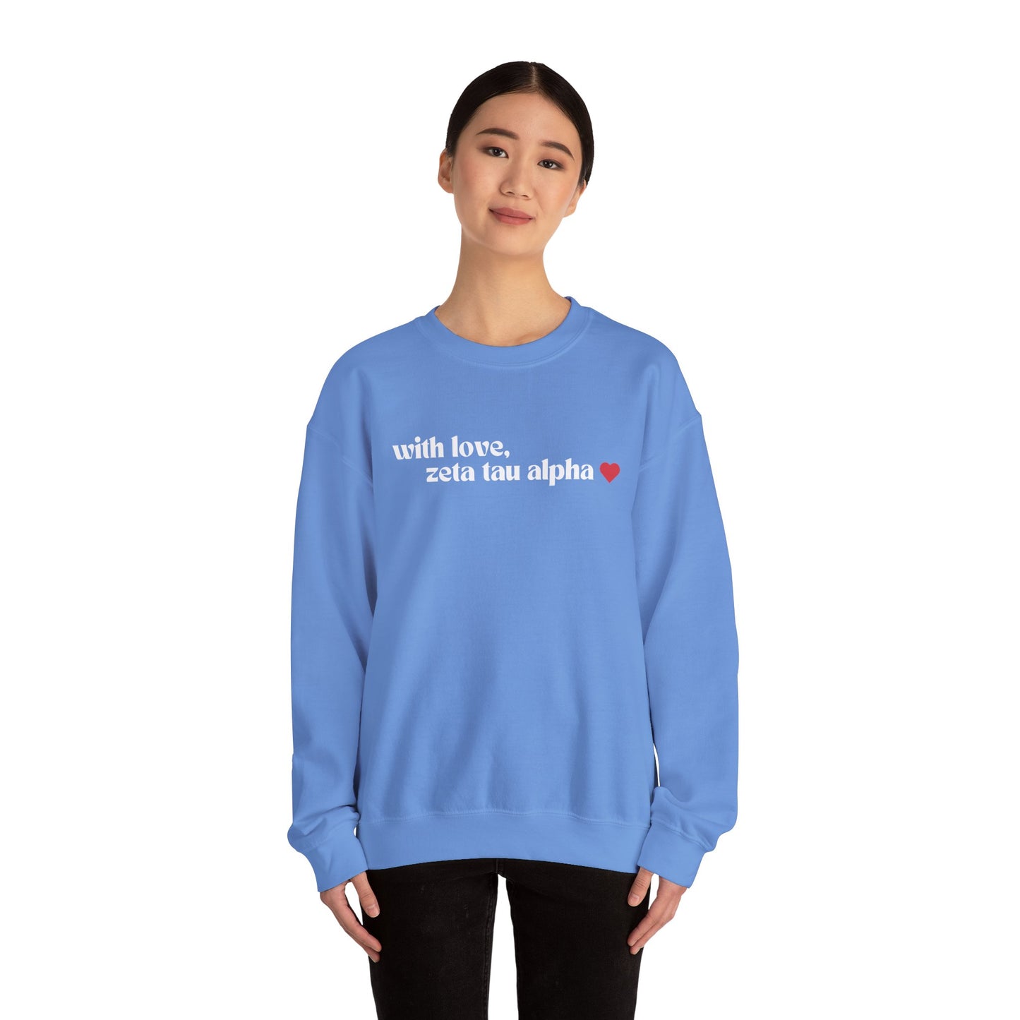 With Love, ZTA Crewneck