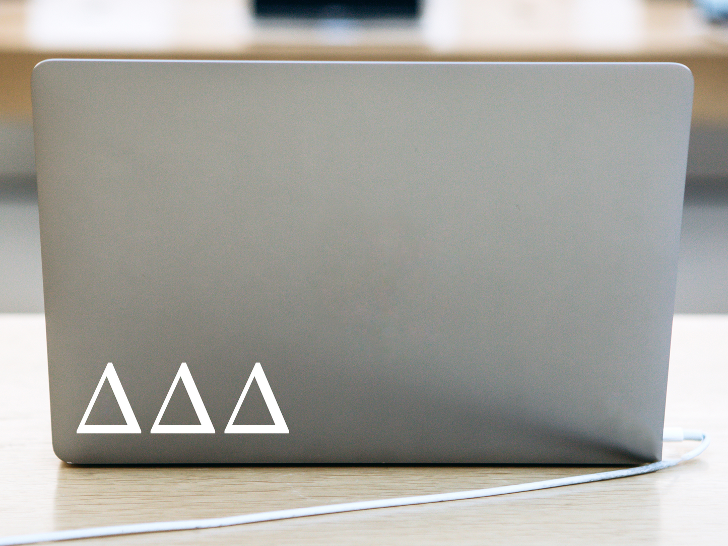 Delta Delta Delta Greek Letter Decal