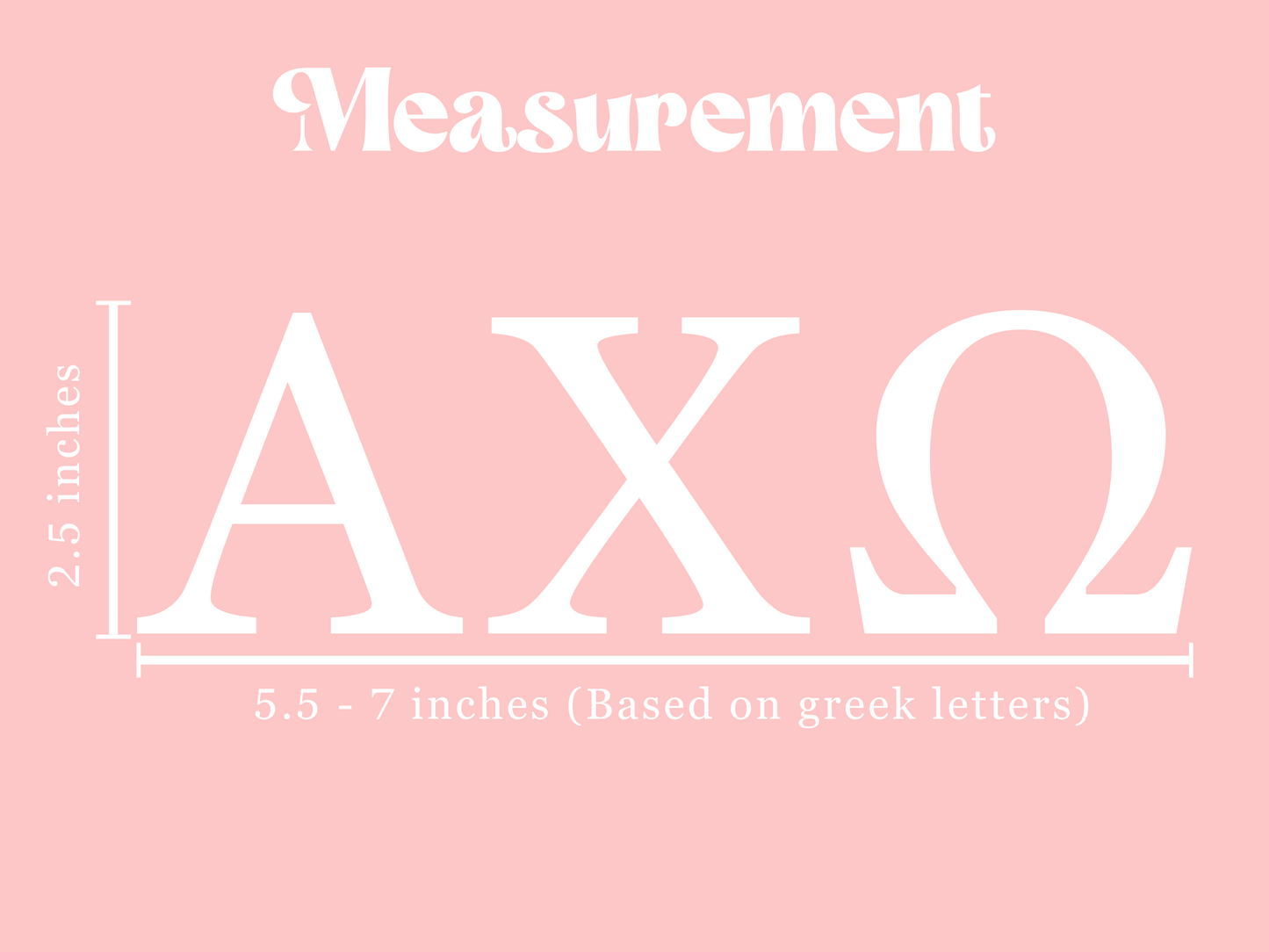 Alpha Delta Pi Greek Letter Decal