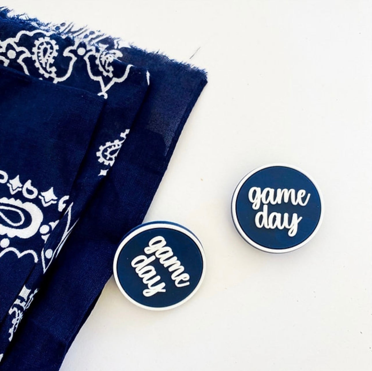 Navy Boot Button