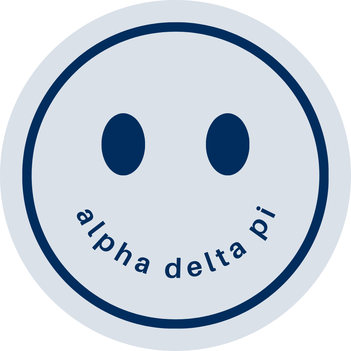 Navy Smile Alpha Delta Pi