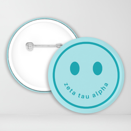 Zeta Tau Alpha Teal Smile