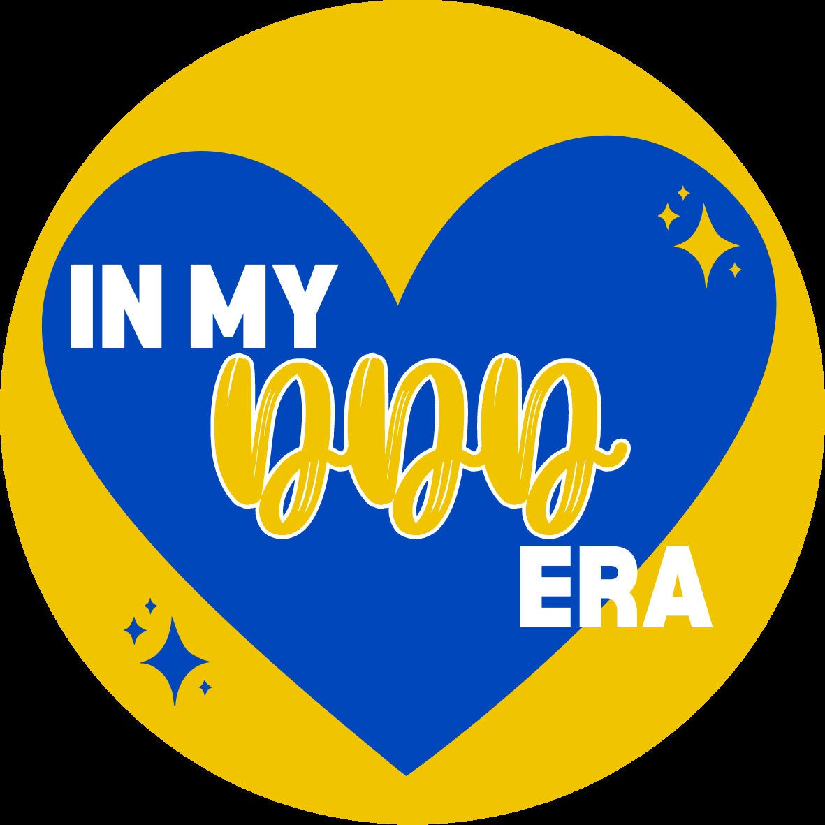 In My DDD Era Pin-Back Button | Delta Delta Delta | Sorority Button | Game Day Pin