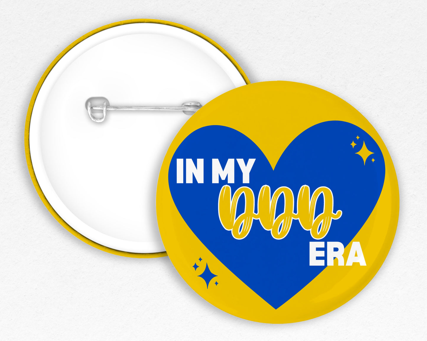 In My DDD Era Pin-Back Button | Delta Delta Delta | Sorority Button | Game Day Pin