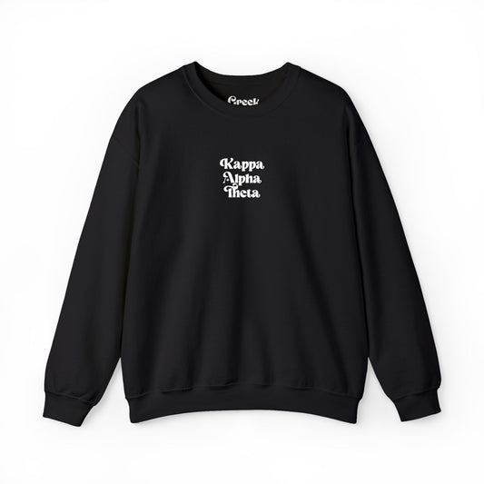 Kappa Alpha Theta Embroidered Crewneck