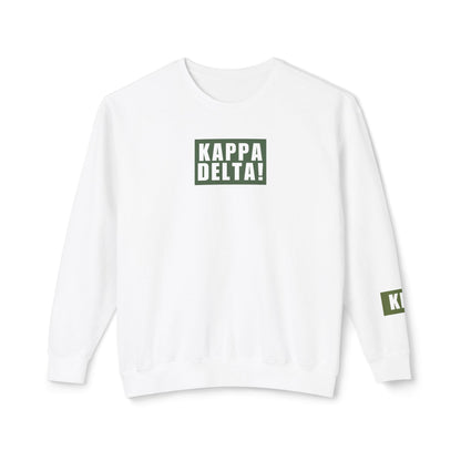 KAPPA DELTA! Green Crewneck