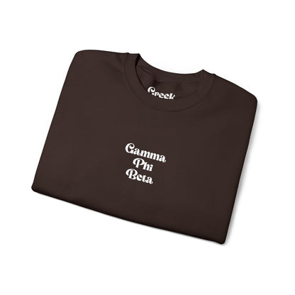Gamma Phi Beta Embroidered Crewneck
