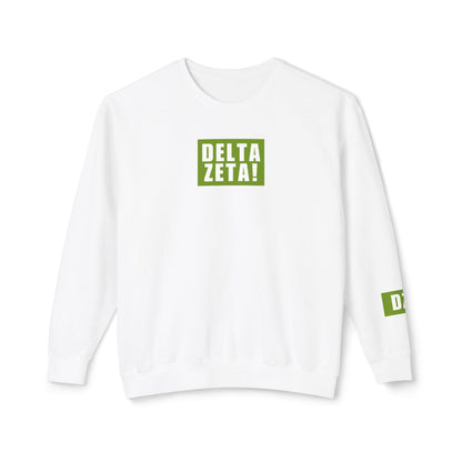 DELTA ZETA! Green Crewneck