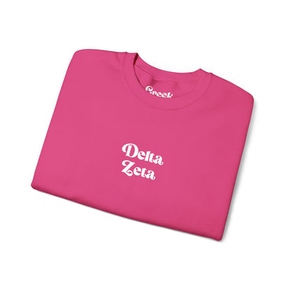 Delta Zeta Embroidered Crewneck