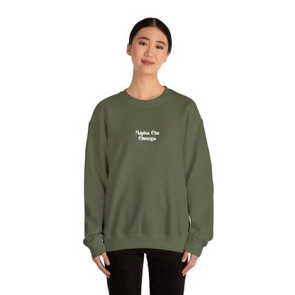 Alpha Chi Omega Embroidered Crewneck