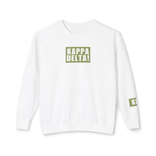 KAPPA DELTA! Light Green Crewneck