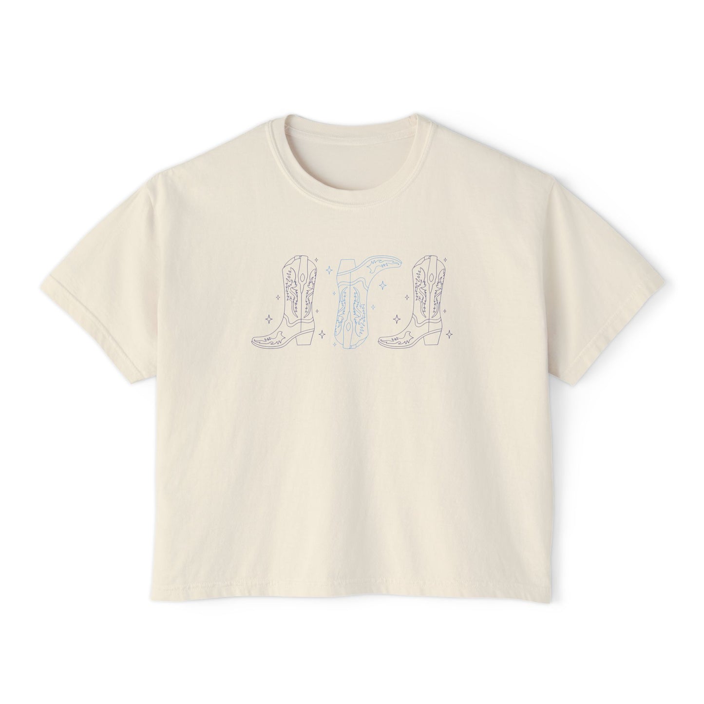 Triple Boot Boxy Tee