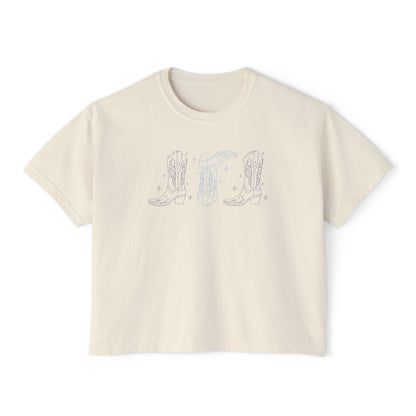 Triple Boot Boxy Tee