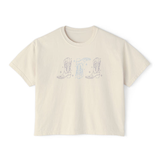 Triple Boot Boxy Tee