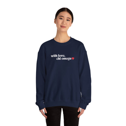 With Love, ChiO Crewneck