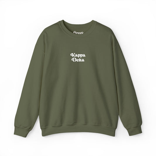 Kappa Delta Embroidered Crewneck